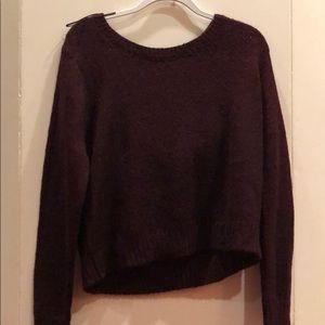 Burgundy sweater
